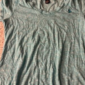 U.S. Polo Assn. Gray Fitted Polo T-Shirt Short Sleeve